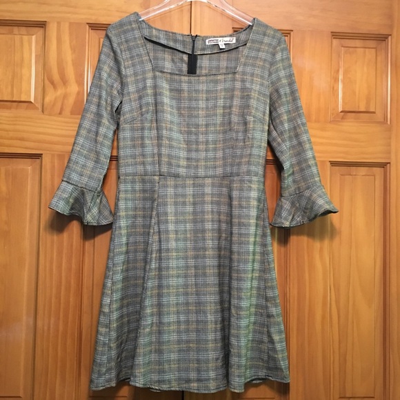 Gypsies & Moondust Plaid Dress - Picture 1 of 6